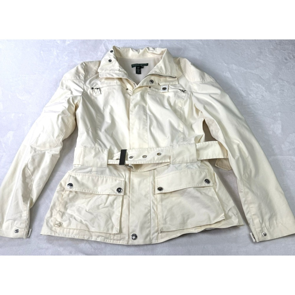 Polo Ralph Lauren Field Jacket Womens Medium Sport Active Military Utility